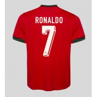 Camiseta Portugal Cristiano Ronaldo #7 Primera Equipación Replica Eurocopa 2024 mangas cortas